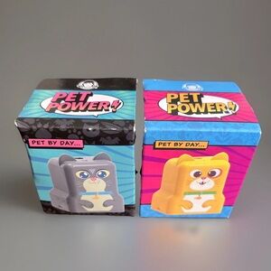 Wendys PET POWER Lot of 2 (TWO) Toys New in Box